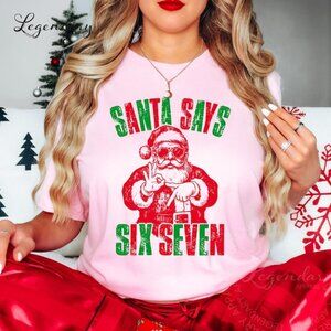 Santa Six Seven Shirt, 67 Trend Christmas Tee Shirt 103